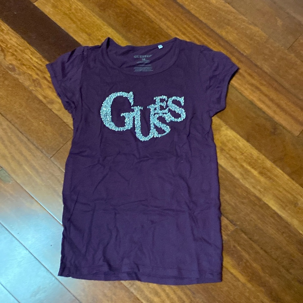 Guess T-Shirts Girls Size 14 Purple